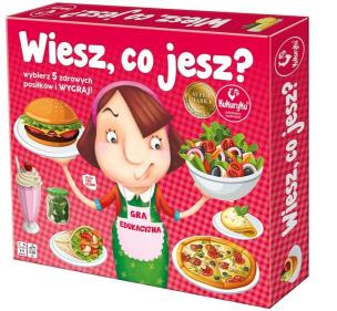 Wiesz, co jesz? wyd. 2021. Wydawca: Kukuryku. Multiszop.pl Opakowanie Wiesz, co jesz? wyd. 2021