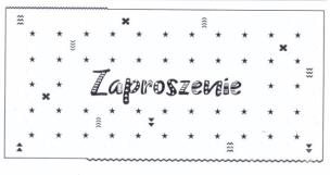 Opakowanie Zaproszenie Z108