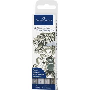 Zestaw do rysowania komiksów Faber-Castell Pit Artist Pen The Famazings Daughter 4 sztuki. Wydawca: Faber-Castell. Multiszop.pl Opakowanie Zestaw do rysowania komiksów Faber-Castell Pit Artist Pen The Famazings Daughter 4 sztuki