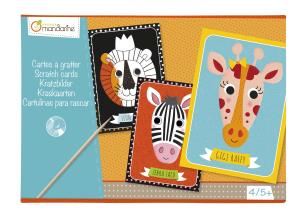 Opakowanie Zestaw kreatywny zdrapki Zwierzęta