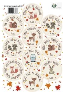 Opakowanie Zestaw naklejek - zwierzątka