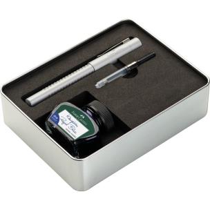 Opakowanie Zestaw prezentowy Faber-Castell Grip 2011 opakowanie metalowe