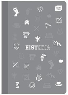 Opakowanie Zeszyt A5/60K kratka PP Historia (10szt)
