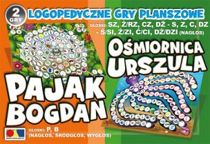 Opakowanie 2 gry Ośmiornica Urszula/Pająk Bogdan