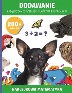Okładka książki 200 naklejek. Dodawanie i odejmowanie