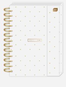 Opakowanie Album B5 25 kart metaliczny biały