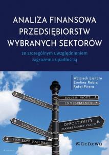 Okładka książki Analiza finansowa przedsiębiorstw wybranych..