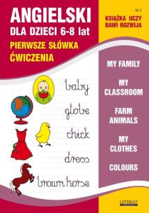 Angielski dla dzieci 6-8 lat. Autor: Bednarska Joanna. Multiszop.pl Okładka książki Angielski dla dzieci 6-8 lat