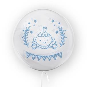Opakowanie Balon 45cm Chłopiec Baby Shower TUBAN