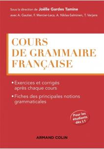 Okładka książki Cours de grammaire francaise podręcznik do gramatyki języka francuskiego+ klucz