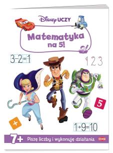 Okładka książki Disney uczy mix. Matematyka na 5! USC-9302