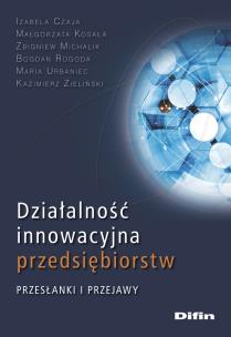 Okładka książki Działalność innowacyjna przedsiębiorstw