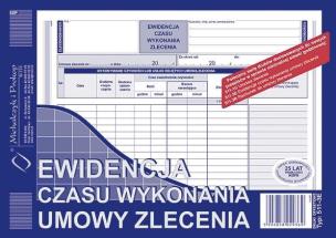 Opakowanie Ewidencja czasu wyk.umowy zlecenia 511-3E