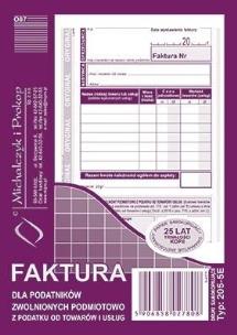 Opakowanie Faktura 205-5E