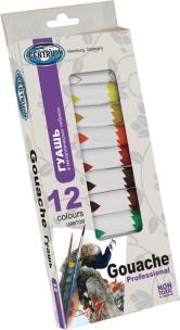Opakowanie Farby gwaszowe 12 kolorów 12ml