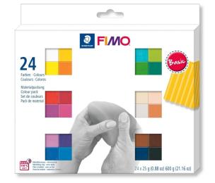 Opakowanie Fimo Soft 24x25g kolory Basic