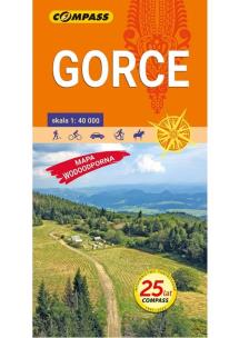 Okładka książki Gorce mapa wodoodporna