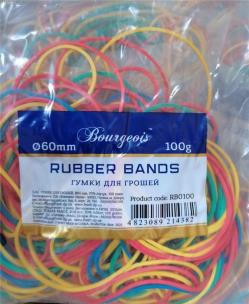 Opakowanie Gumki recepturki 60 mm 100g mix kolorów FRESH