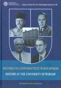 Okładka książki Historia na Uniwersytecie Warszawskim
