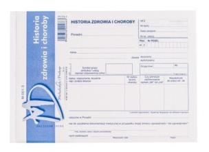 Opakowanie Historia zdrowia i choroby M-001-3