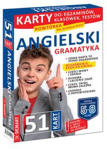 Okładka książki Język angielski. GRAMATYKA. Karty edukacyjne
