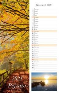 Opakowanie Kalendarz 2021 Pejzaże 13 pasek RADWAN