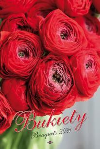 Okładka książki Kalendarz 2021 Ścienny Duży A3-1 BUKIETY