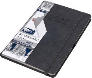 Opakowanie Kalendarz 2022 A5 Tyg. Jazz grafitowy ELEFANT