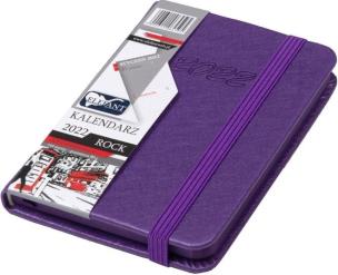 Opakowanie Kalendarz 2022 A7 Tyg. Rock fioletowy ELEFANT