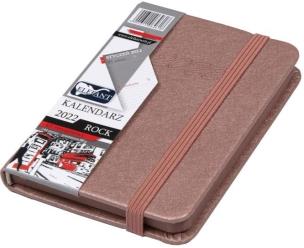 Opakowanie Kalendarz 2022 A7 Tyg. Rock miedziany ELEFANT