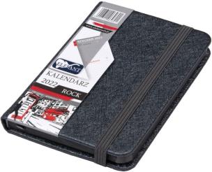Opakowanie Kalendarz 2022 A7 Tyg. Rock perłowy ELEFANT