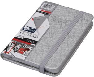 Opakowanie Kalendarz 2022 A7 Tyg. Rock srebrny ELEFANT