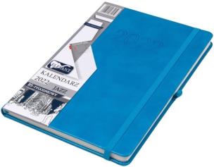 Opakowanie Kalendarz 2022 B5 Tyg. Jazz niebieski ELEFANT