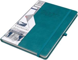 Opakowanie Kalendarz 2022 B5 Tyg. Jazz szmaragdowy ELEFANT