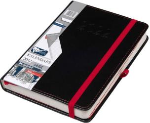 Opakowanie Kalendarz 2022 B6 Dzienny Jazz czarny ELEFANT