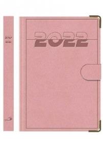 Opakowanie Kalendarz 2022 B7 Lux z zapinką różowy