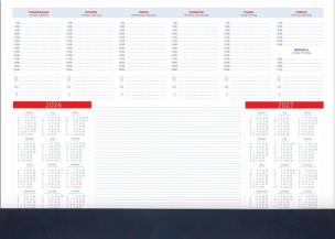 Opakowanie Kalendarz 2022 Biuwar A2 z listwą (52 kart)