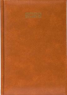 Opakowanie Kalendarz 2022 Dzienny A5 Baladek jasny brąz ANIEW