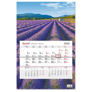 Opakowanie Kalendarz 2022 Jednodzielny SB10 lawenda