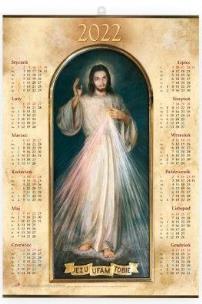 Opakowanie Kalendarz 2022 Plakatowy Średni Jezus Miłosierny