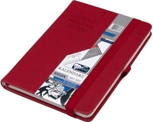 Opakowanie Kalendarz Pedag. 2021/2022 B6 Tyg. Salsa czerwony