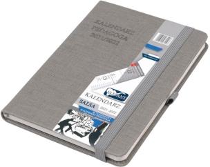 Opakowanie Kalendarz Pedag. 2021/2022 B6 Tyg. Salsa szary