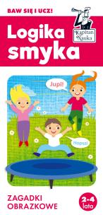 Okładka książki Kapitan Nauka. Logika smyka. Zagadki obrazkowe