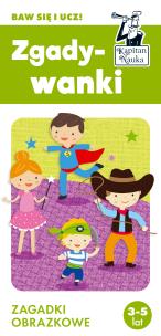 Okładka książki Kapitan Nauka. Zgadywanki. Zagadki obrazkowe