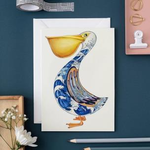 Opakowanie Karnet A124 B6 + koperta Pelikan