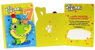 Opakowanie Karnet B6 DK-799 Urodziny 7 krokodyl