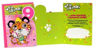 Opakowanie Karnet B6 DK-802 Urodziny 9 pantera