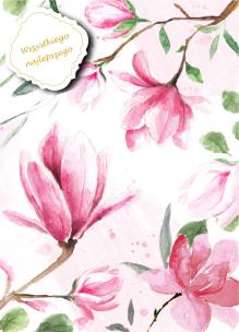 Opakowanie Karnet B6 z dowieszką magnolia