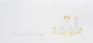 Opakowanie Karnet Chrzest DL C06 - Świeca Chłopiec