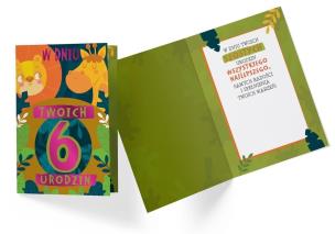 Opakowanie Karnet PR-327 Urodziny 6
